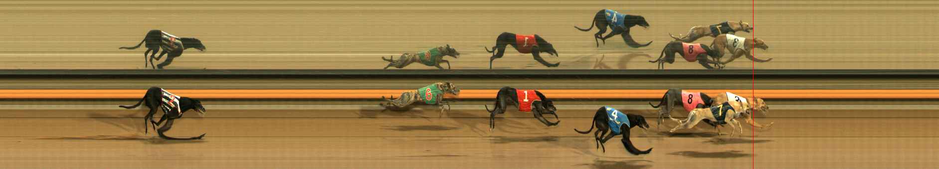 Race result finish photo